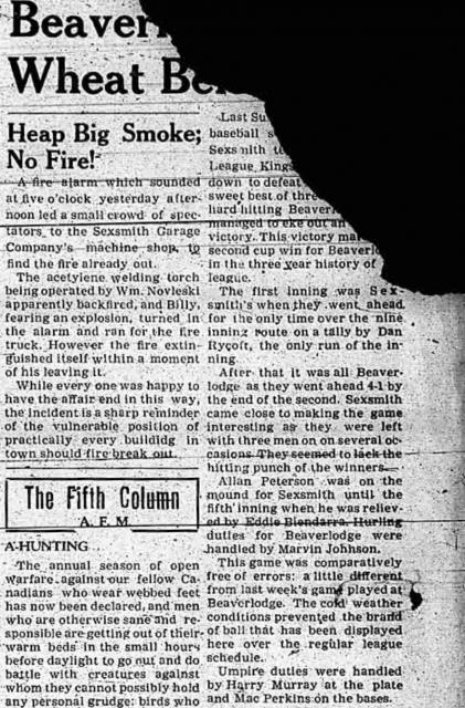 September 22, 1949 Sexsmith Sentinel 
